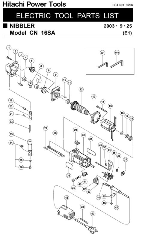 hitachi nibbler manual